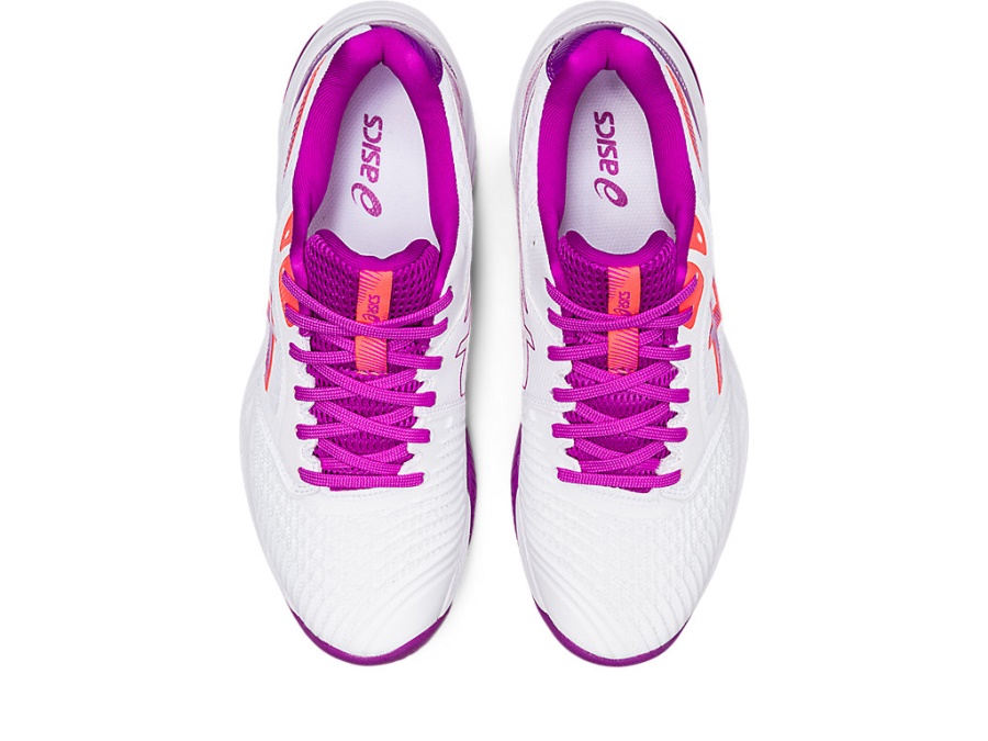 NETBURNER BALLISTIC FF 3 White-Flash Coral Asics