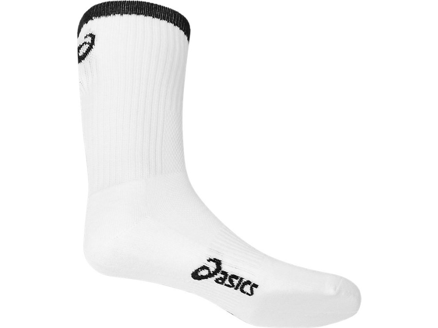 PACE CREW SOCKS Brilliant White-Performance Black Asics