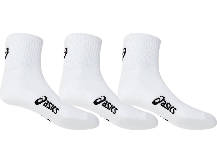 PACE QUARTER SOCKS 3 PACK Brilliant White Asics