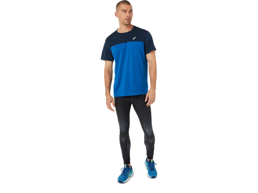 RACE SHORT SLEEVED TOP French Blue-Lake Drive Asics