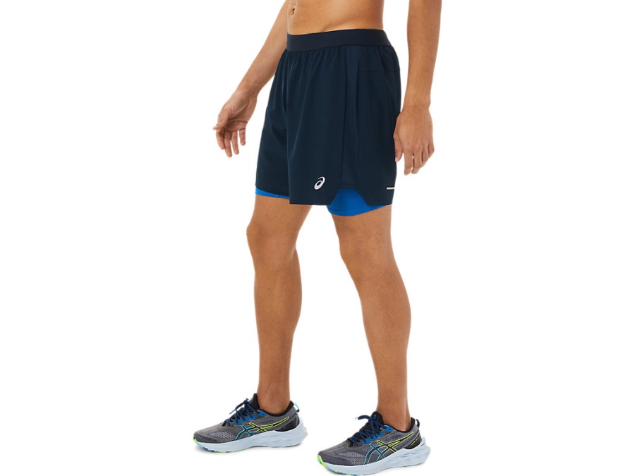 ROAD 2-N-1 7 INCH SHORT French Blue-Lake Drive Asics