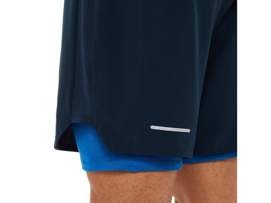 ROAD 2-N-1 7 INCH SHORT French Blue-Lake Drive Asics