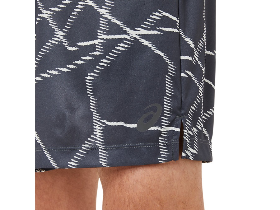 SEASONAL ALL OVER PRINT SHORTS Carrier Grey Asics