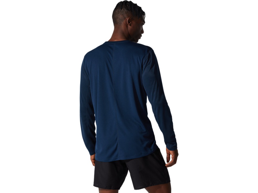 SILVER LONG SLEEVED TOP French Blue Asics