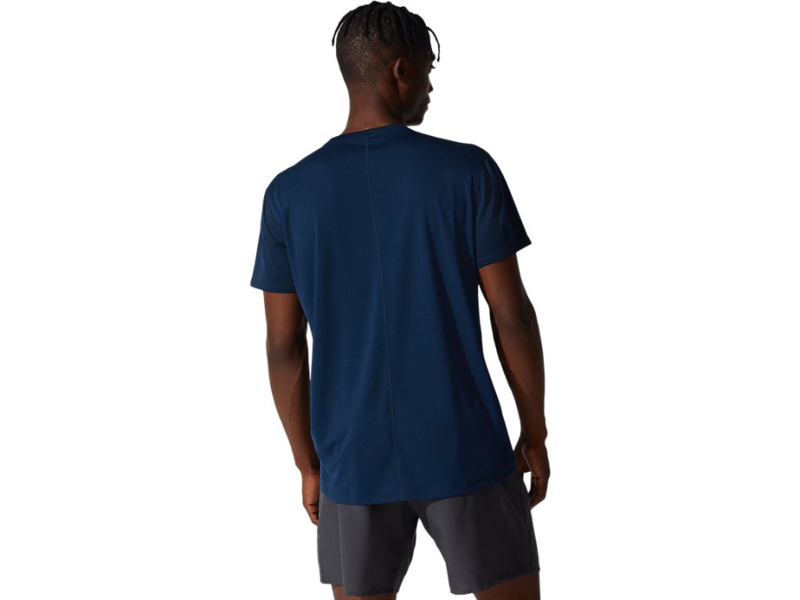 SILVER SHORT SLEEVED TOP French Blue Asics