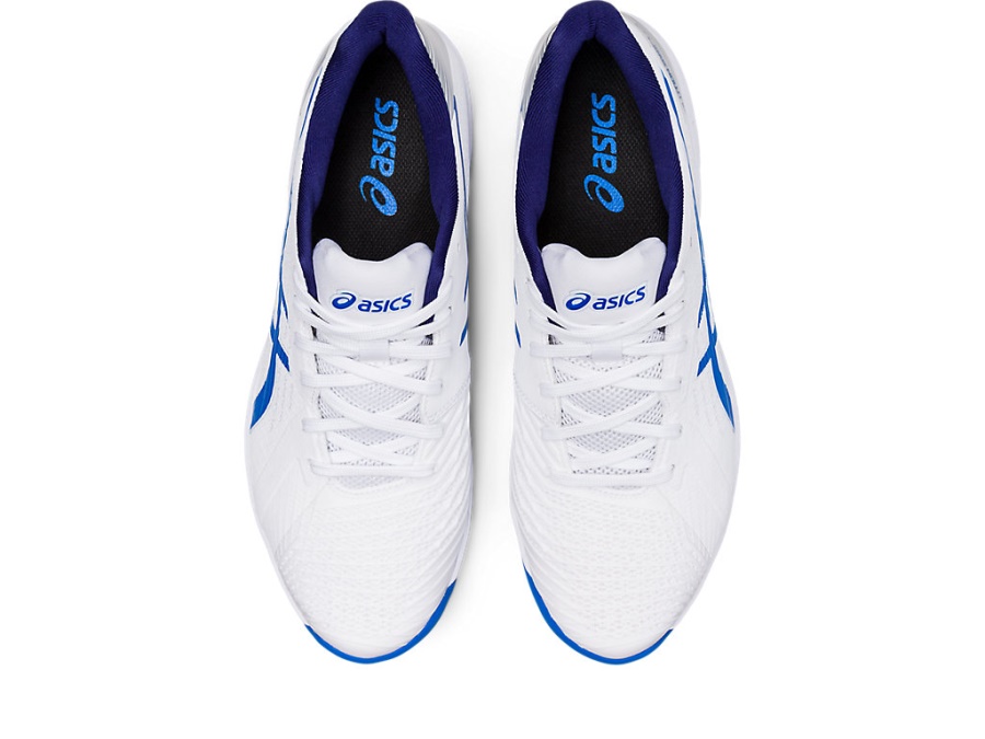 SOLUTION SWIFT FF (HERRINGBONE) White-Electric Blue Asics