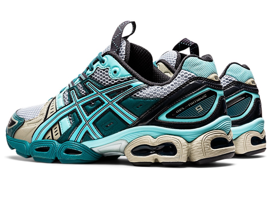 UB3-S GEL-NIMBUS 9 Piedmont Grey-Aruba Blue Asics