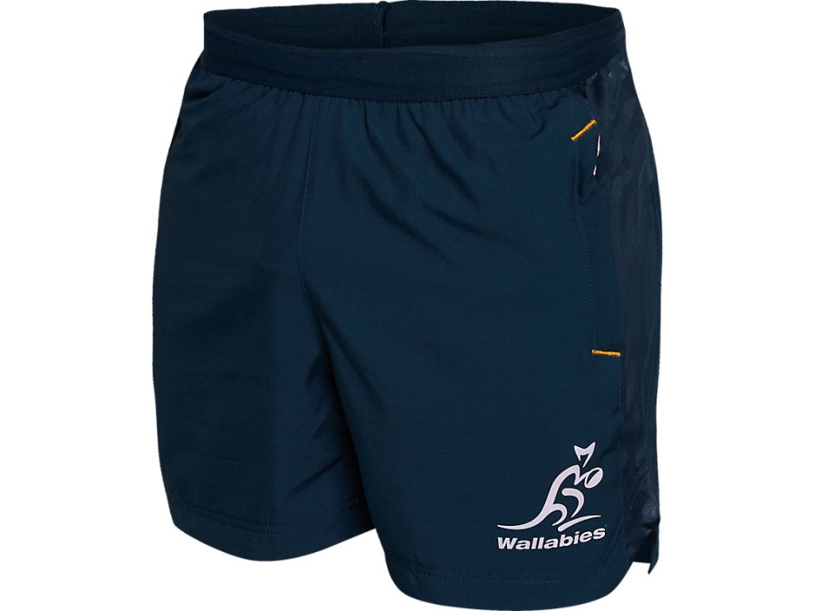 WALLABIES GYM SHORT YOUTHS French Blue Asics