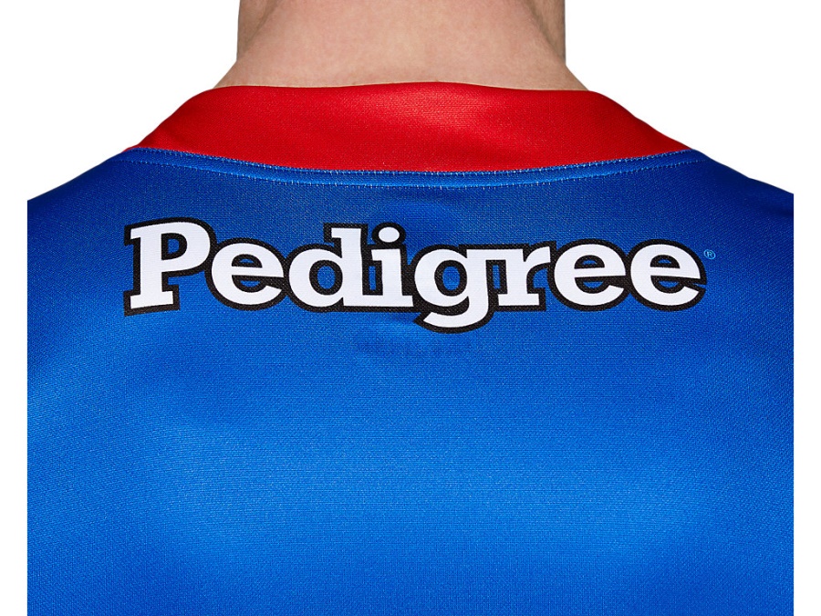 WESTERN BULLDOGS REPLICA HOME SHORT SLEEVED Electric Blue Asics