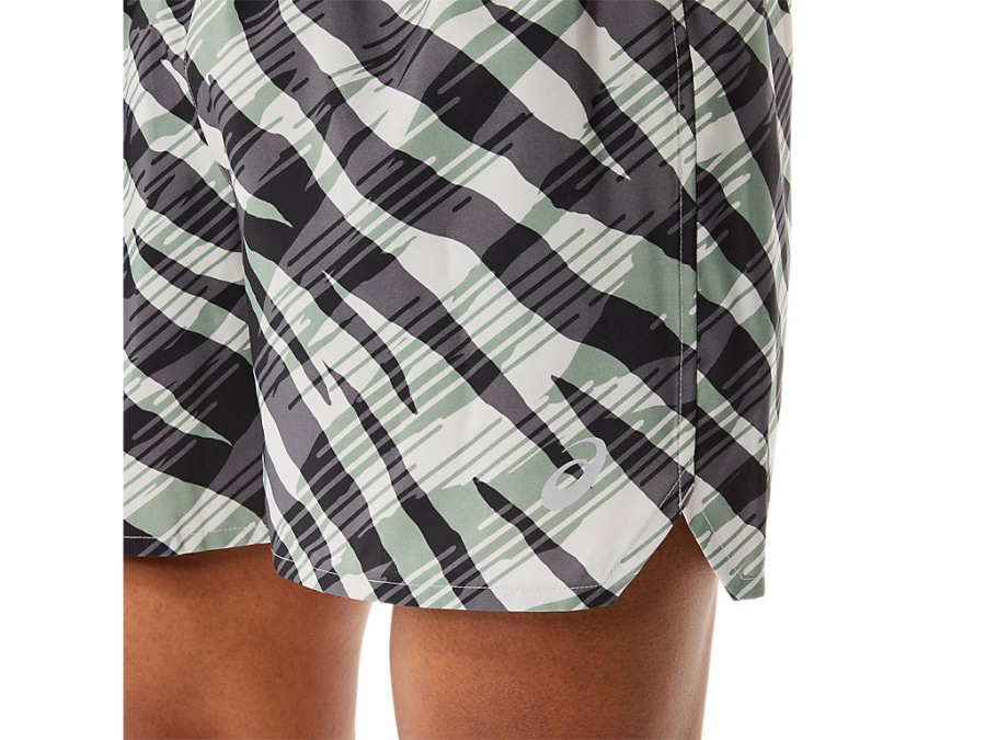 WILD CAMO 5 INCH SHORT Lichen Green-Performance Black Asics