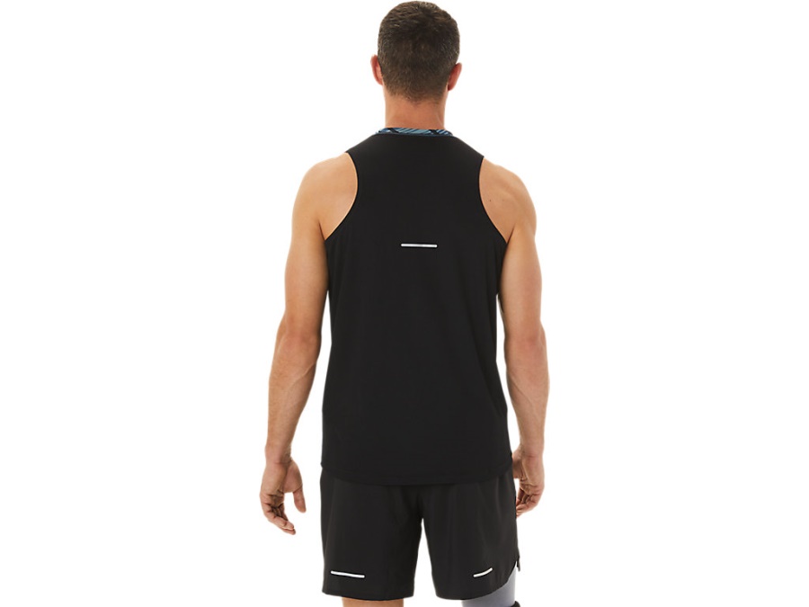 WILD CAMO SINGLET Azure-Performance Black Asics