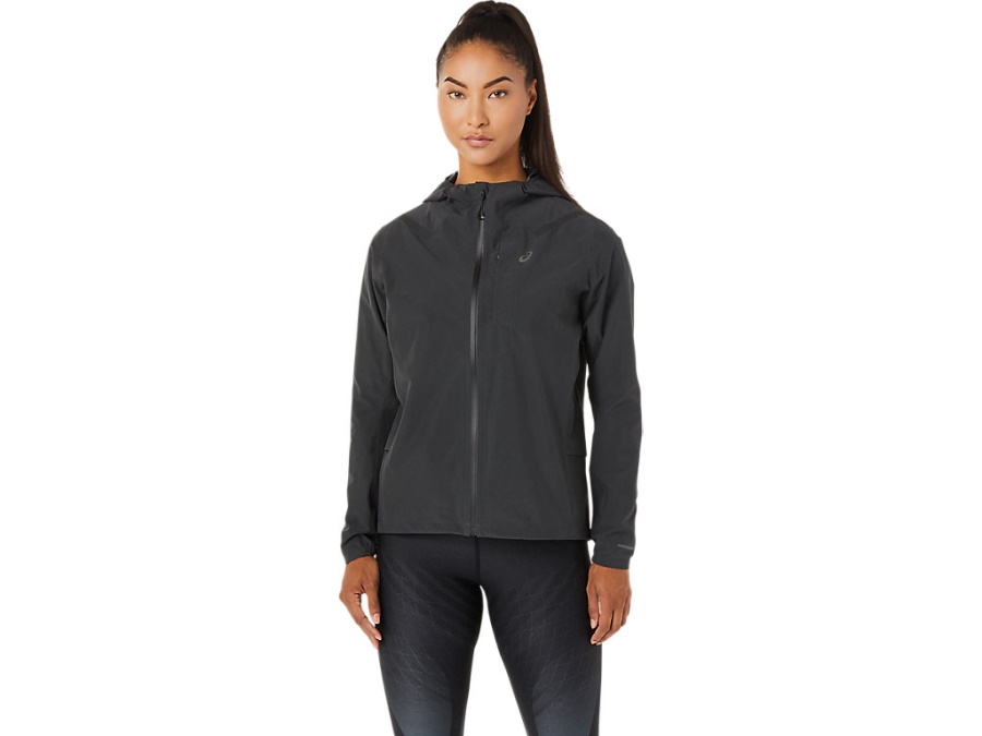 Asics ACCELERATE WATERPROOF 2.0 JACKET Graphite Grey