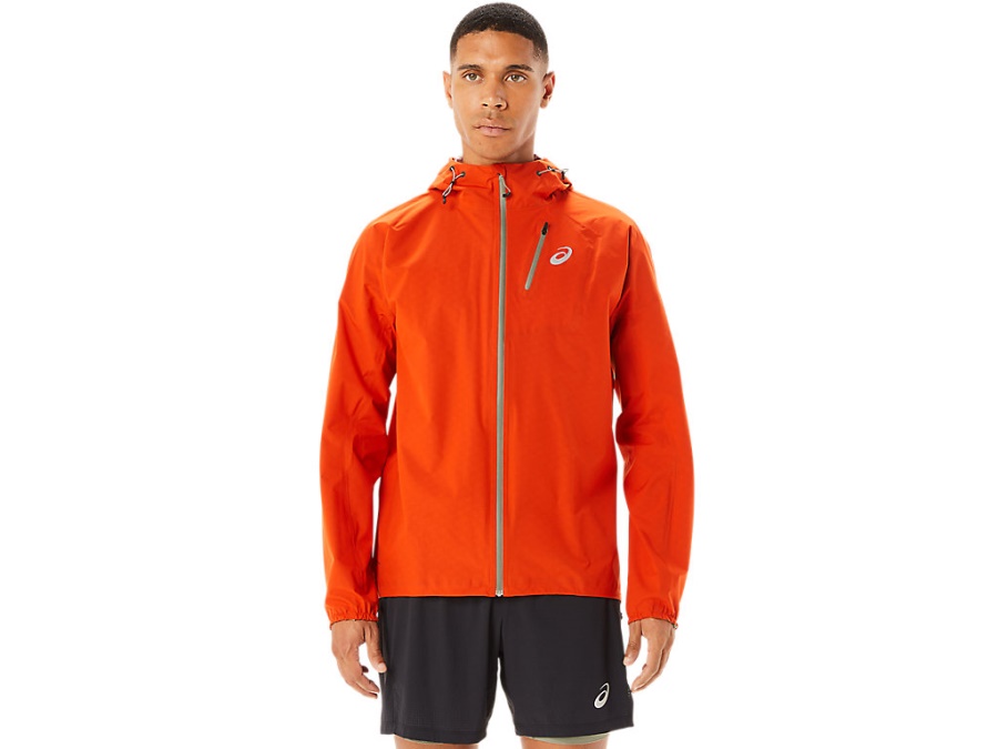 Asics Cherry Tomato FUJITRAIL WATERPROOF JACKET