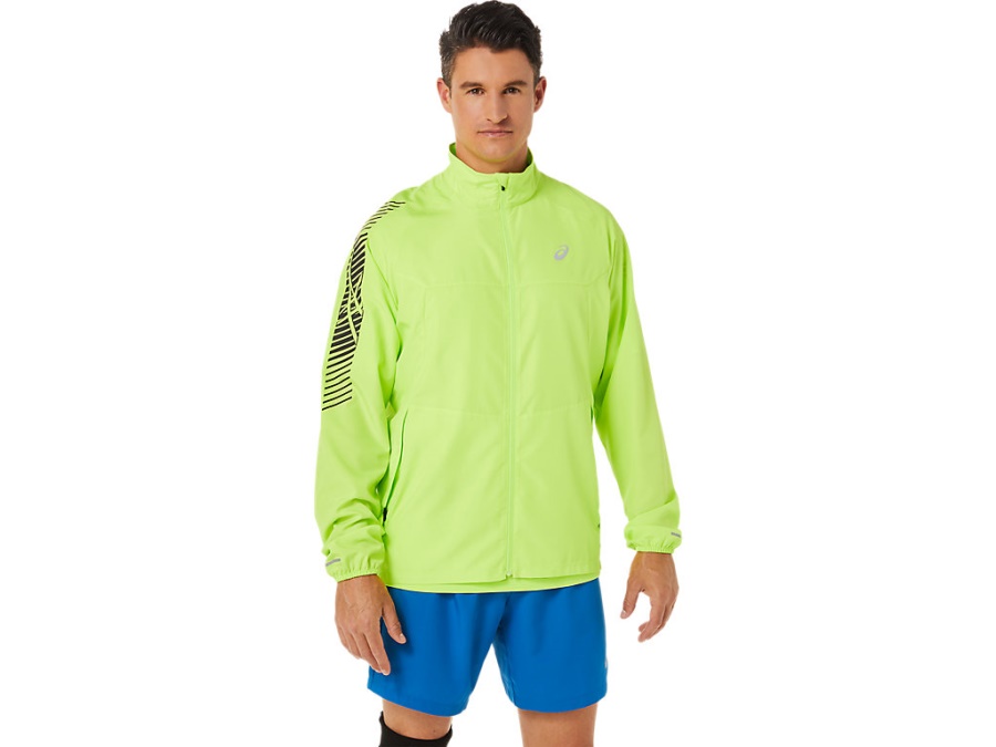 Asics Hazard Green-Graphite Grey ICON JACKET