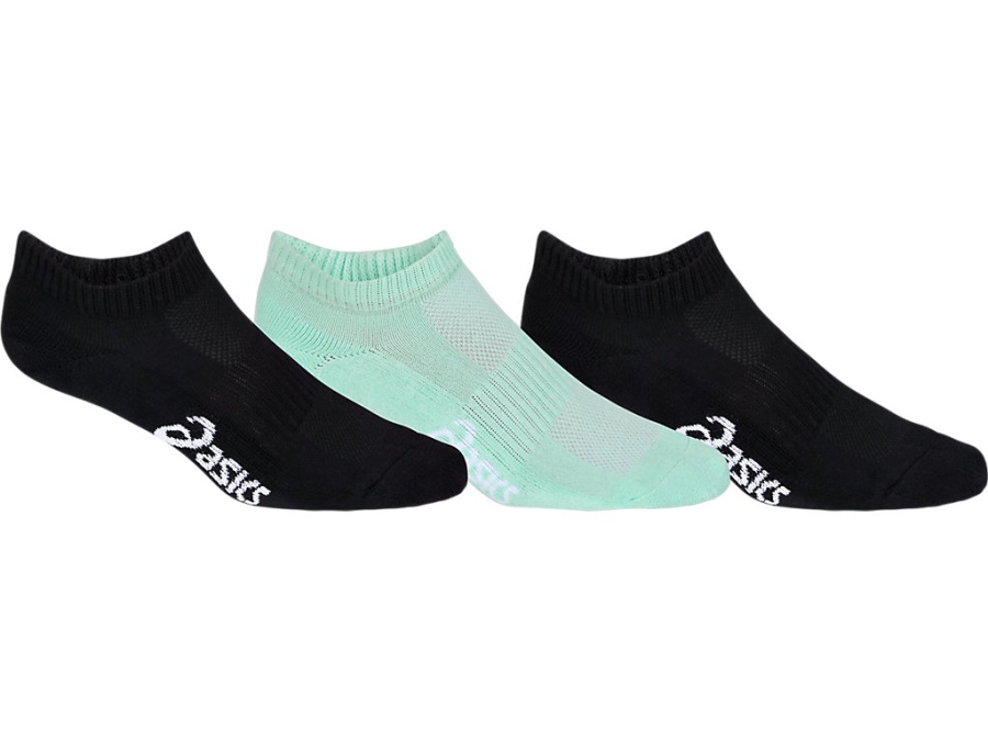 Asics PACE LOW SOCK 3 PACK Performance Black-Mint Tint
