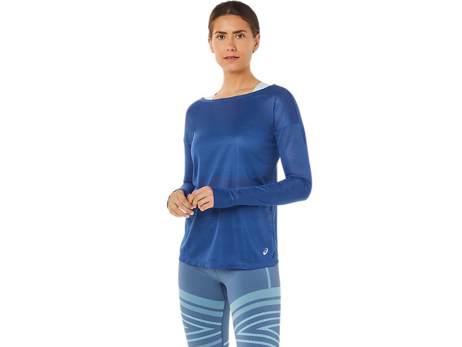 OPEN BACK LONG SLEEVED TOP Grand Shark Asics