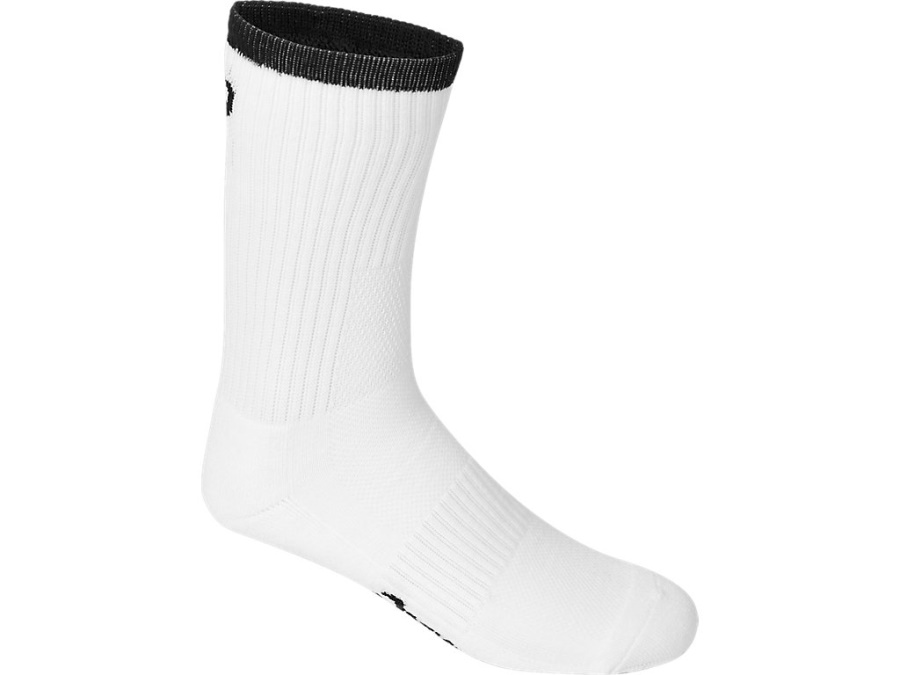 PACE CREW SOCKS Brilliant White-Performance Black Asics