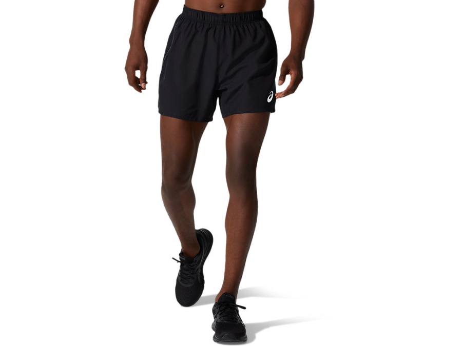 SILVER 5 INCH SHORT Performance Black-Graphite Grey Asics
