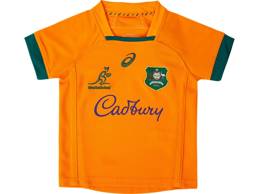 WALLABIES REPLICA HOME JERSEY INFANTS Wallabies Gold Asics